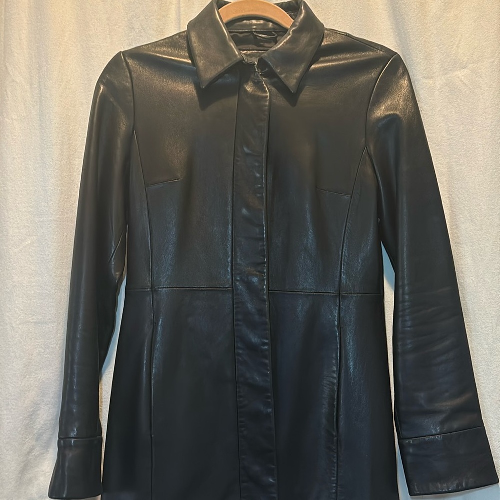 Banana Republic Black Leather Jacket